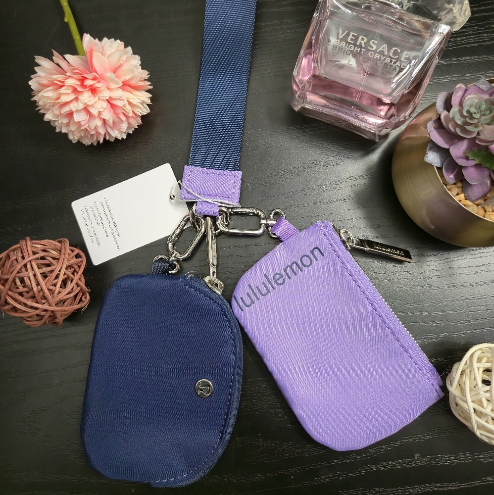 Lululemon Athletica Purple and Blue Accessory Set